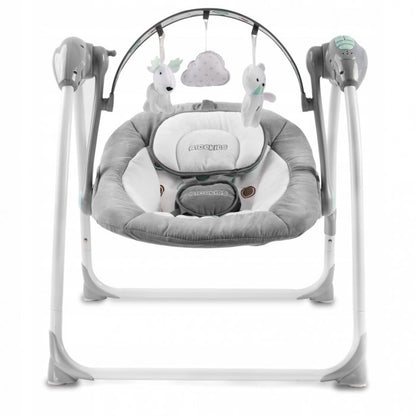 Leagan electric cu muzica Ricokids 7321 - Gri