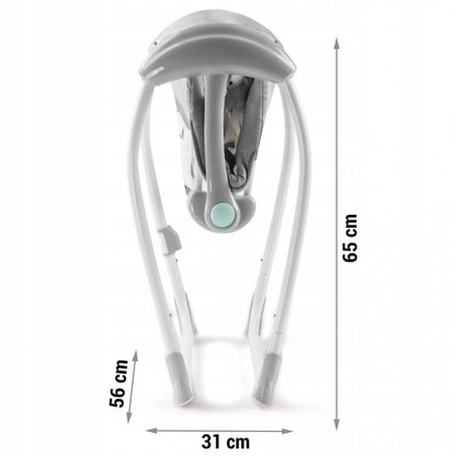 Leagan electric cu muzica Ricokids 7321 - Gri