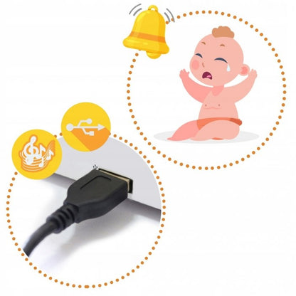 Leagan electric cu muzica Ricokids Premium 7322 - Gri