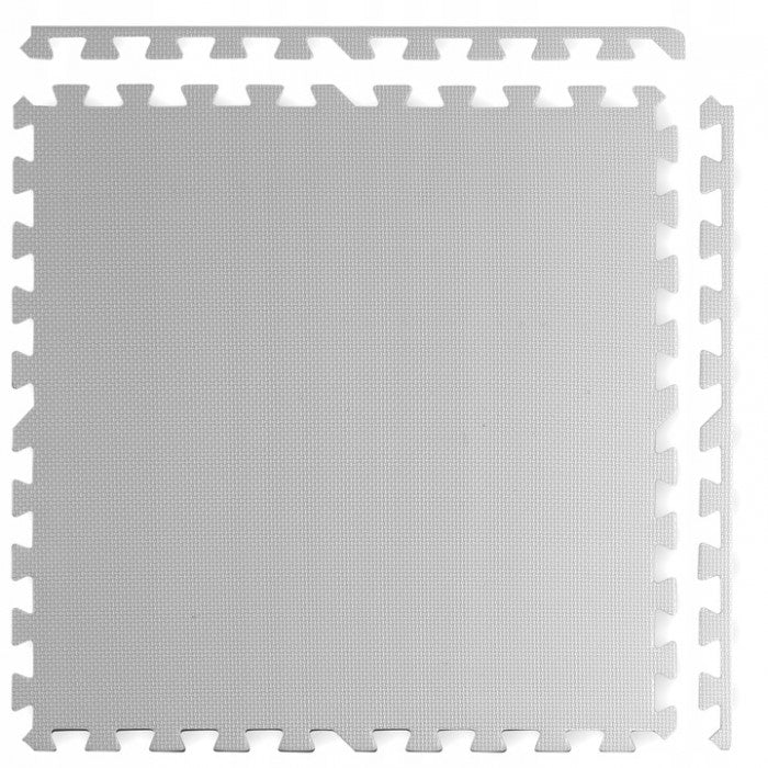 Salteluta de joaca 120 x 120 cm Ricokids 7480 - Alb - Gri