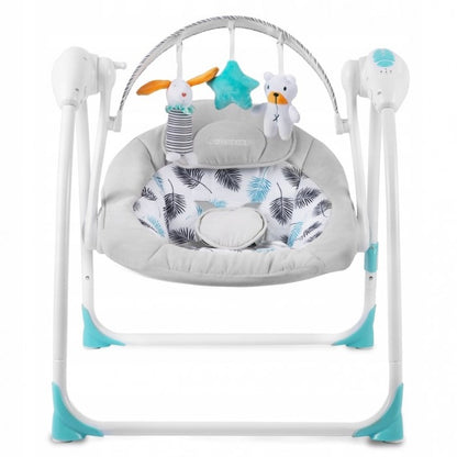 Leagan electric cu muzica Ricokids 7326 - Turcoaz