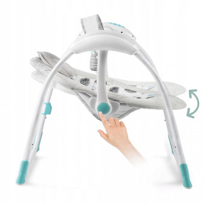 Leagan electric cu muzica Ricokids 7326 - Turcoaz