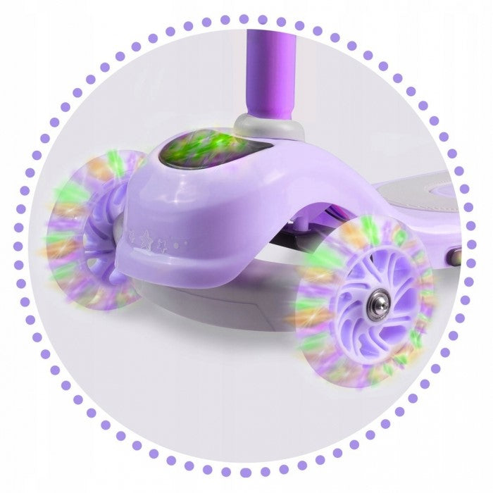 Trotineta cu roti cu LED Ricokids Piko - Violet