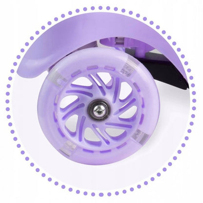 Trotineta cu roti cu LED Ricokids Piko - Violet