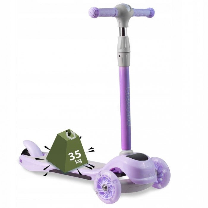 Trotineta cu roti cu LED Ricokids Piko - Violet
