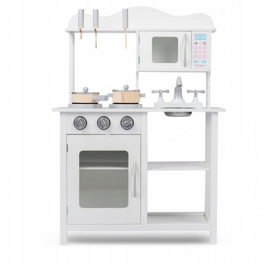 Bucatarie din lemn pentru copii Ricokids 7800 - Alb