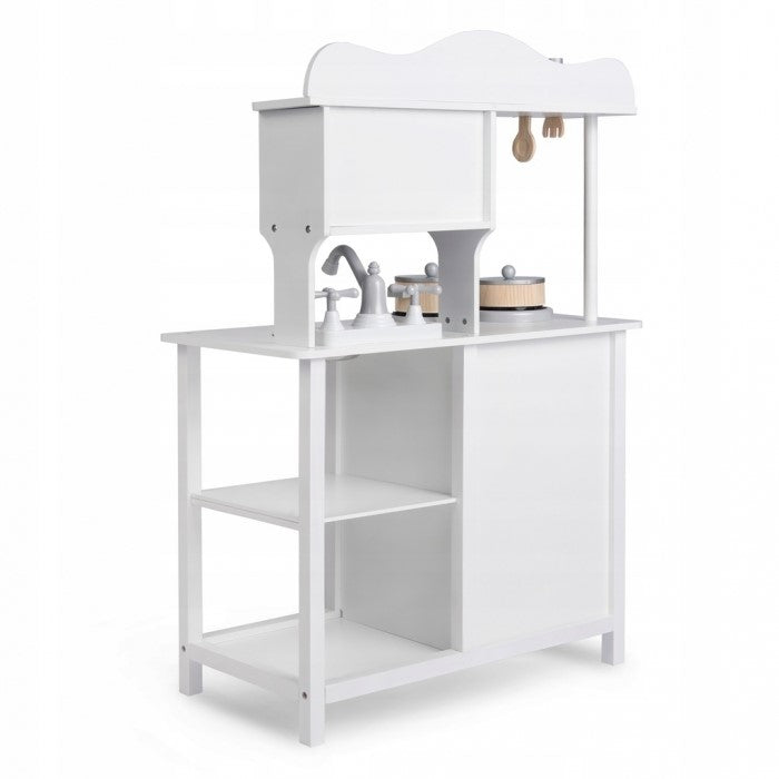 Bucatarie din lemn pentru copii Ricokids 7800 - Alb