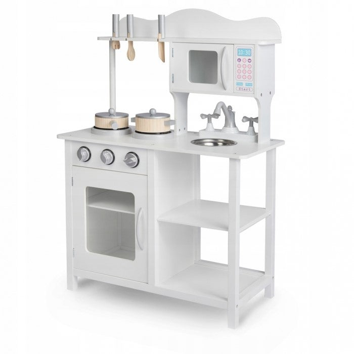 Bucatarie din lemn pentru copii Ricokids 7800 - Alb
