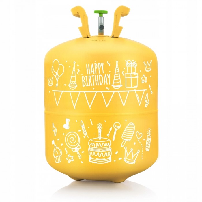 Cilindru cu heliu 0.20 m3 cu 30 de baloane si 40m panglica Ricokids 799000 