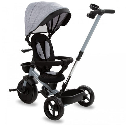 Tricicleta cu sezut rotativ si roti cu spuma EVA Kidwell Axel - Gri