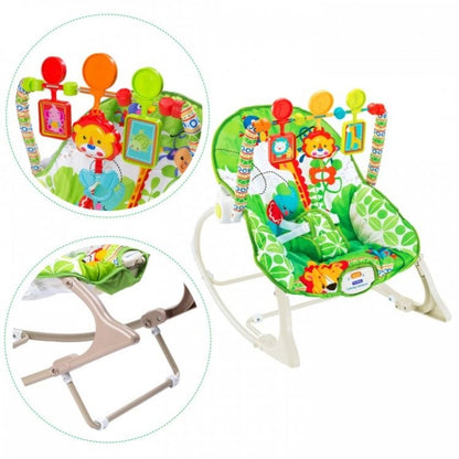 Balansoar cu vibratii 3 in 1 Ecotoys 8616 - Jungla