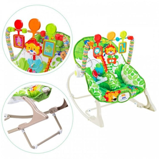 Balansoar cu vibratii 3 in 1 Ecotoys 8616 - Jungla
