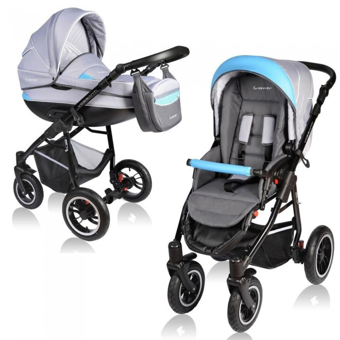 Carucior VESSANTI Crooner 2 in 1 - Blue/Gray