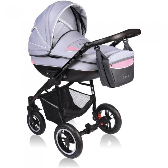 Carucior VESSANTI Crooner 2 in 1 - Pink/Gray