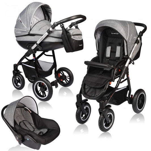 Carucior VESSANTI Crooner Prestige 3 in 1 - Gray