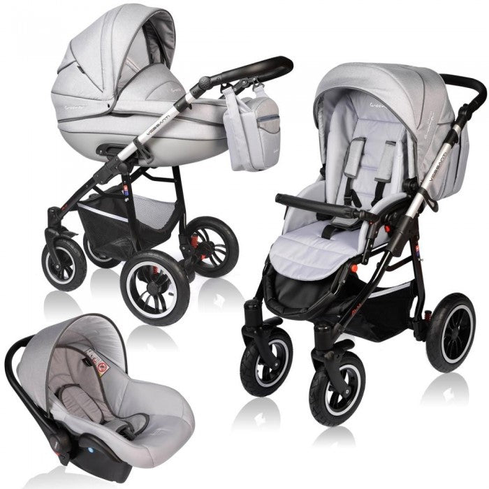 Carucior VESSANTI Crooner Prestige 3 in 1 - Light Gray