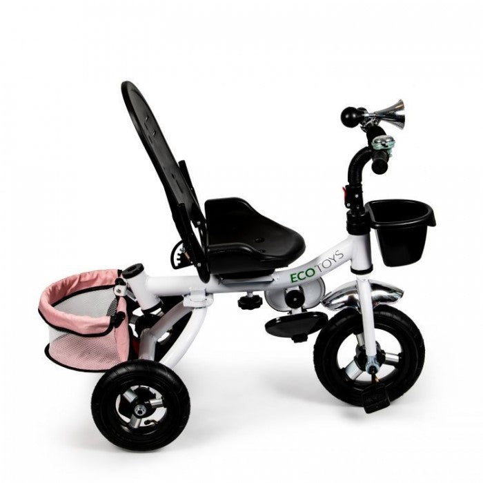 Tricicleta cu sezut rotativ Ecotoys JM-068-17 - Roz pudra