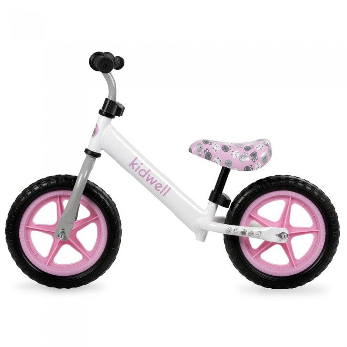 Bicicleta fara pedale Kidwell Rebel White Bunny