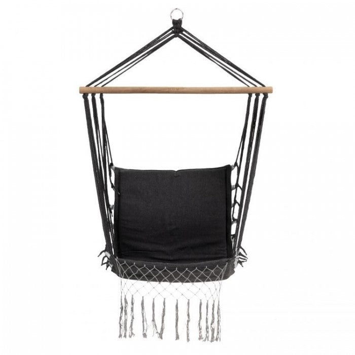 Leagan Suspendat Pentru Interior/exterior, Cu Spatar, Cuib De Barza, 120 kg, GW-923, Gri