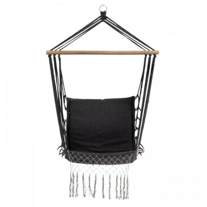 Leagan Suspendat Pentru Interior/exterior, Cu Spatar, Cuib De Barza, 120 kg, GW-923, Gri