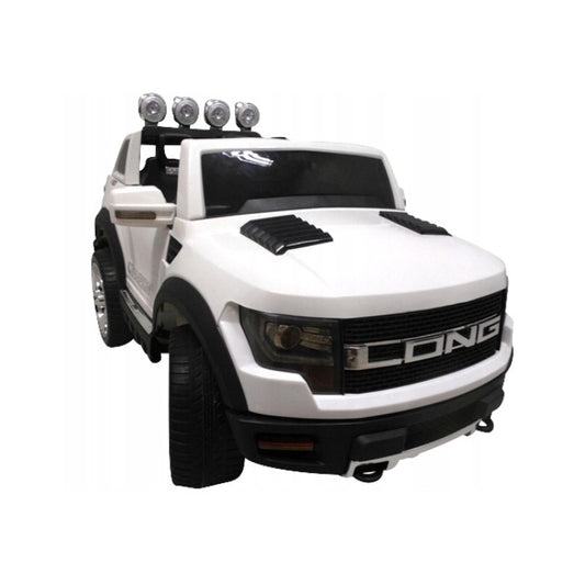 Masinuta electrica cu telecomanda si roti din spuma EVA Cabrio LONG BBH-1388 R-Sport - Alb