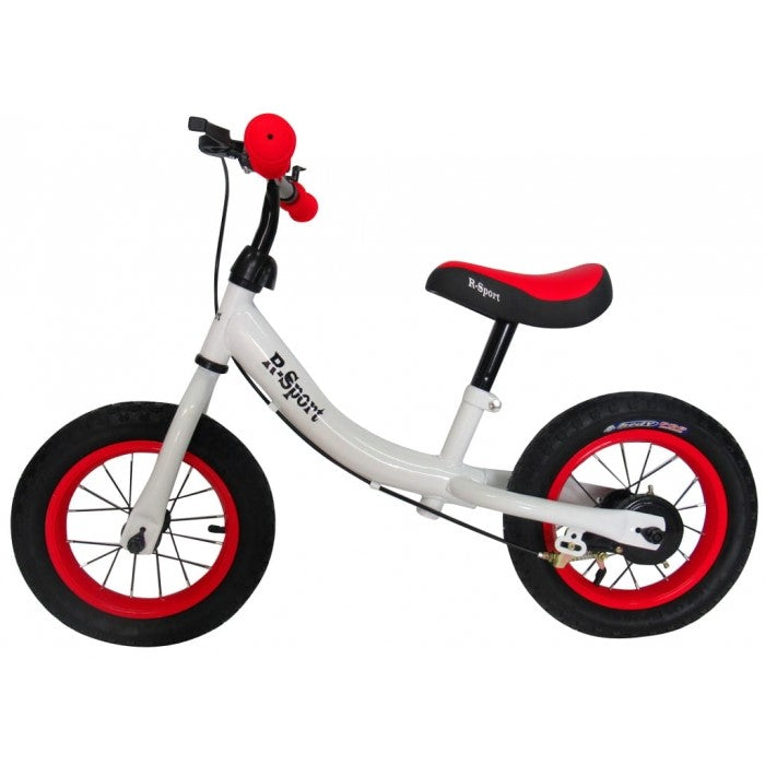 Bicicleta fara pedale R-Sport R3 - Alb - Rosu