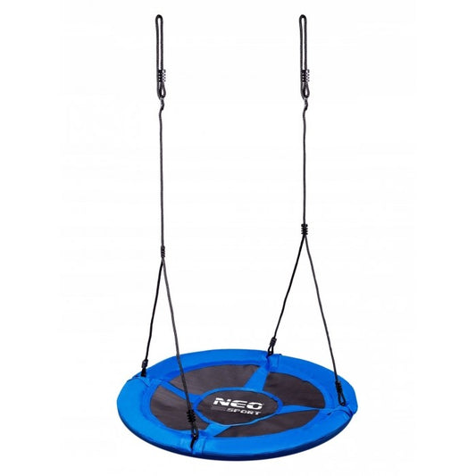 Leagan tip cuib pentru copii XXL, 95 cm, 150 kg, Neo-Sport 1000, Albastru