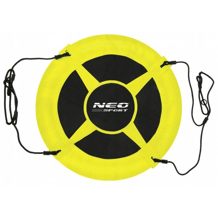 Leagan tip cuib pentru copii XXL, 95 cm, 150 kg, Neo-Sport 1003, Galben