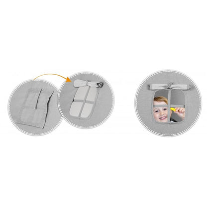 Cort De Joaca Pentru Copii Cu ghirlanda, Lumini, covoras si 2 pernite Ricokids 120 X 120 X 165 Cm - Gri