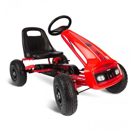 Kart cu pedale si roti gonflabile Gokart RK-593 Ricokids 759300, Rosu