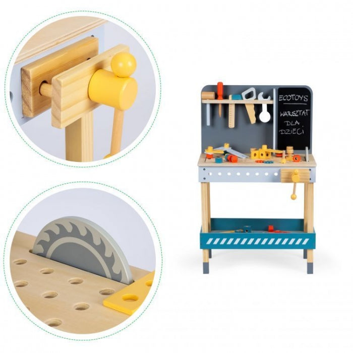 Banc de lucru din lemn Ecotoys ESC-W-033