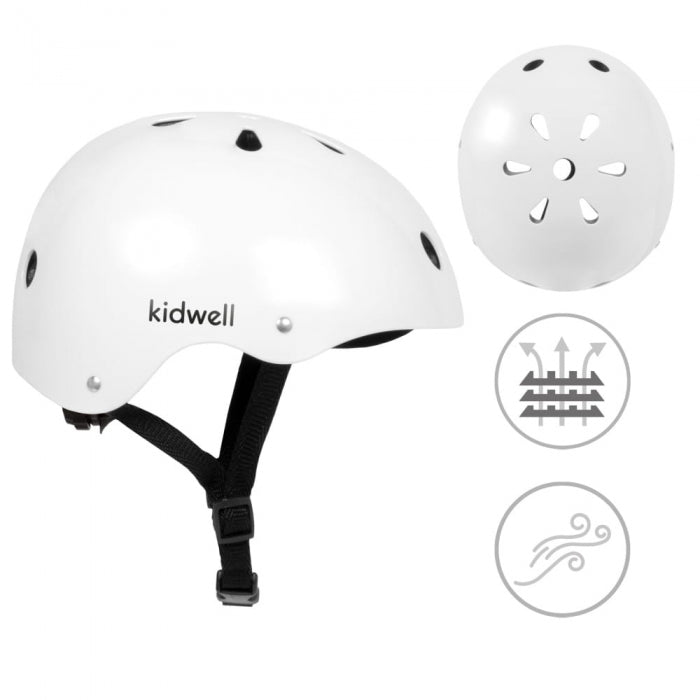 Casca de protectie pentru copii Kidwell ORIX - Alb