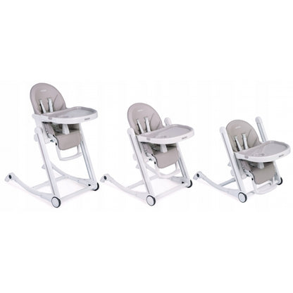 Scaun de masa cu roti Ricokids Tugo - Gri