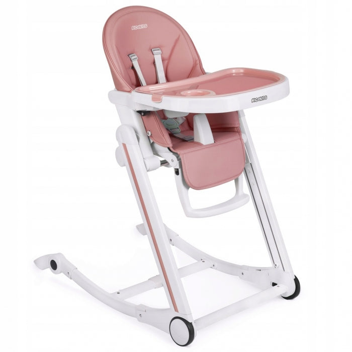 Scaun de masa cu roti Ricokids Tugo - Roz