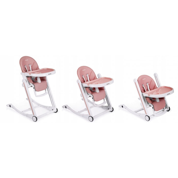 Scaun de masa cu roti Ricokids Tugo - Roz