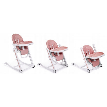 Scaun de masa cu roti Ricokids Tugo - Roz