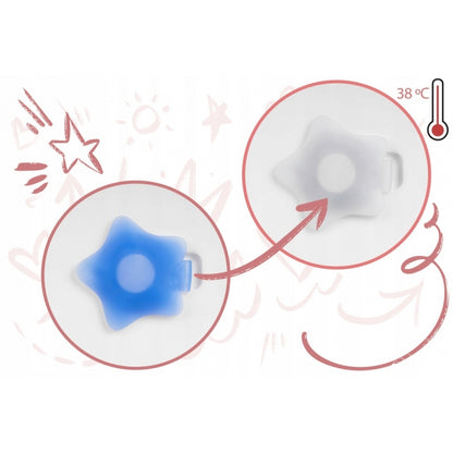 Cadita de baie cu dop de scurgere Ricokids RK-281 - Roz