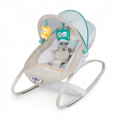 Balansoar cu vibratii si muzica Ricokids 7320 - Gri