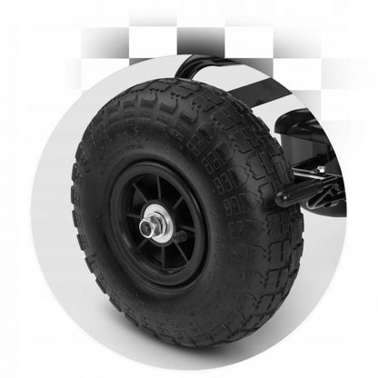 Kart cu pedale si roti gonflabile, Gokart RK-590 Ricokids 759000, Negru