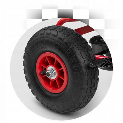 Kart cu pedale si roti gonflabile, Gokart RK-590 Ricokids 759001, Rosu