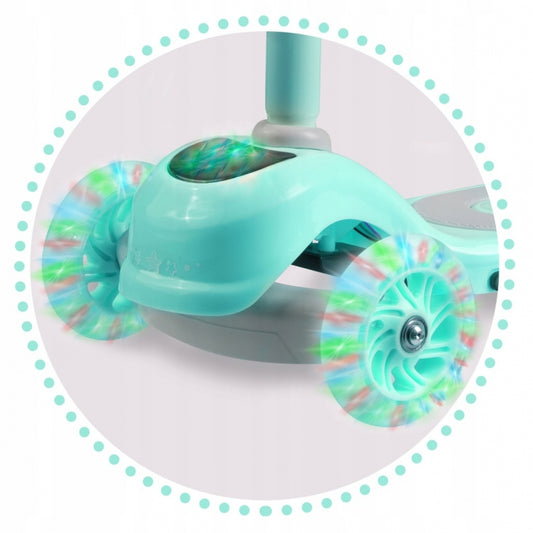 Trotineta cu roti cu LED Ricokids Piko 765000 - Turcoaz