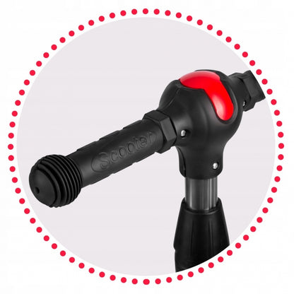 Trotineta cu roti cu LED Ricokids Piko 765011 - Negru - Galben