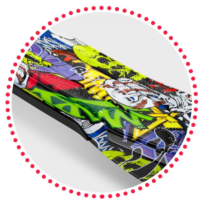 Trotineta cu roti cu LED Ricokids Piko 765011 - Negru - Galben