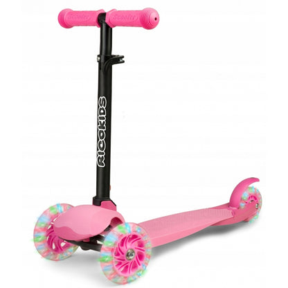 Trotineta cu roti cu LED Ricokids Loco 765102 - Roz