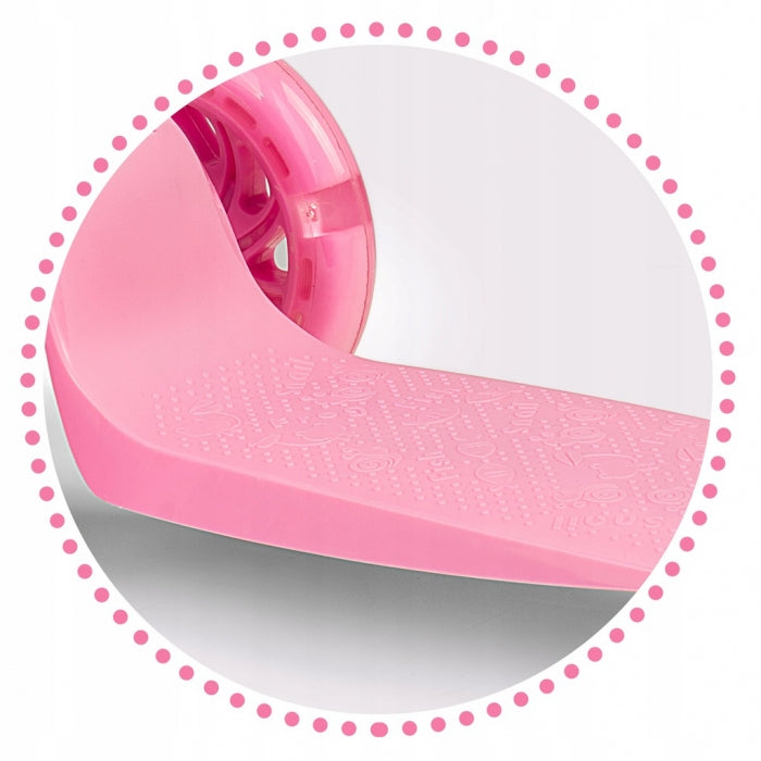 Trotineta cu roti cu LED Ricokids Loco 765102 - Roz