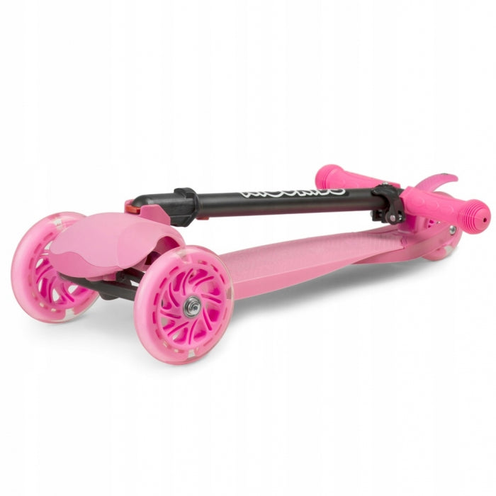 Trotineta cu roti cu LED Ricokids Loco 765102 - Roz