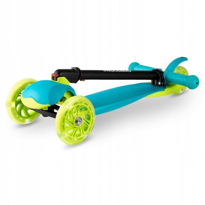 Trotineta cu roti cu LED Ricokids Loco 765103 - Turcoaz