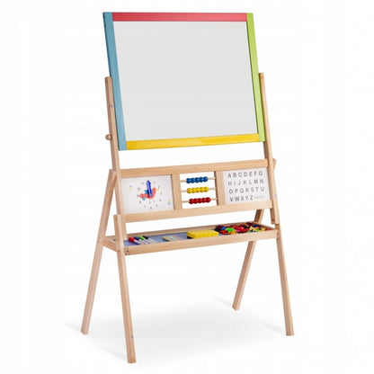 Tabla educationala cu doua fete si accesorii Ricokids RK-801, 113 x 69 x 37 cm, Multicolora