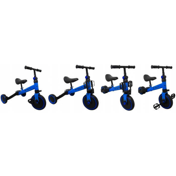 Bicicleta multifunctionala 4 in 1 cu pedale detasabile P8 R-Sport - Albastru