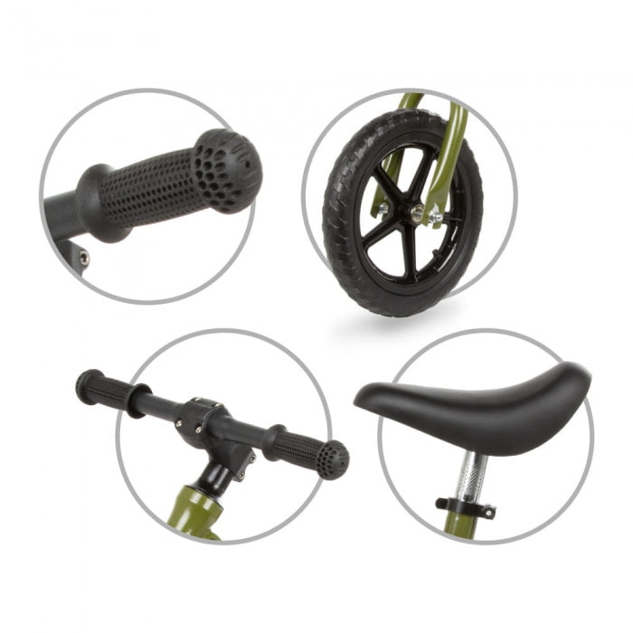 Bicicleta fara pedale cu cadru din magneziu Kidwell Rocky Khaki